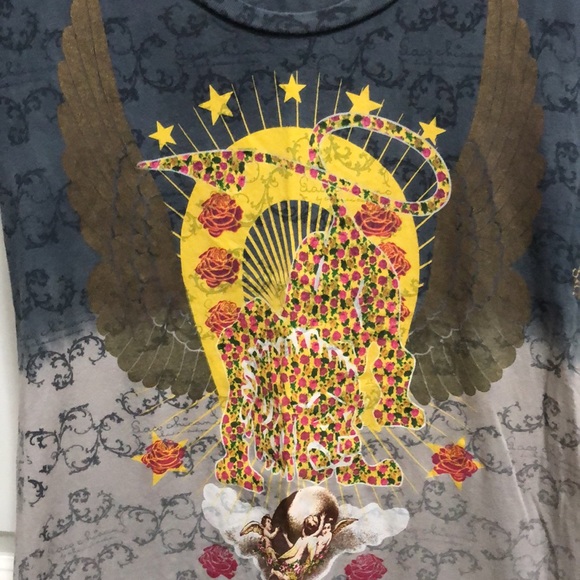 Paco Chicano by Christian Audigier tee shirt size medium - Picture 2 of 11